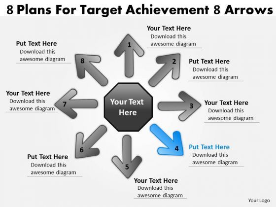 8_plans_for_target_achievement_arrows_cycle_spoke_process_powerpoint_templates_1.jpg