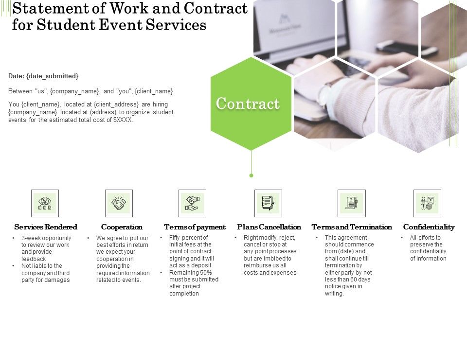 Academic_Study_Proposal_Statement_Of_Work_And_Contract_For_Student_Event_Services_Ppt_Summary_Maker_PDF_Slide_1.jpg