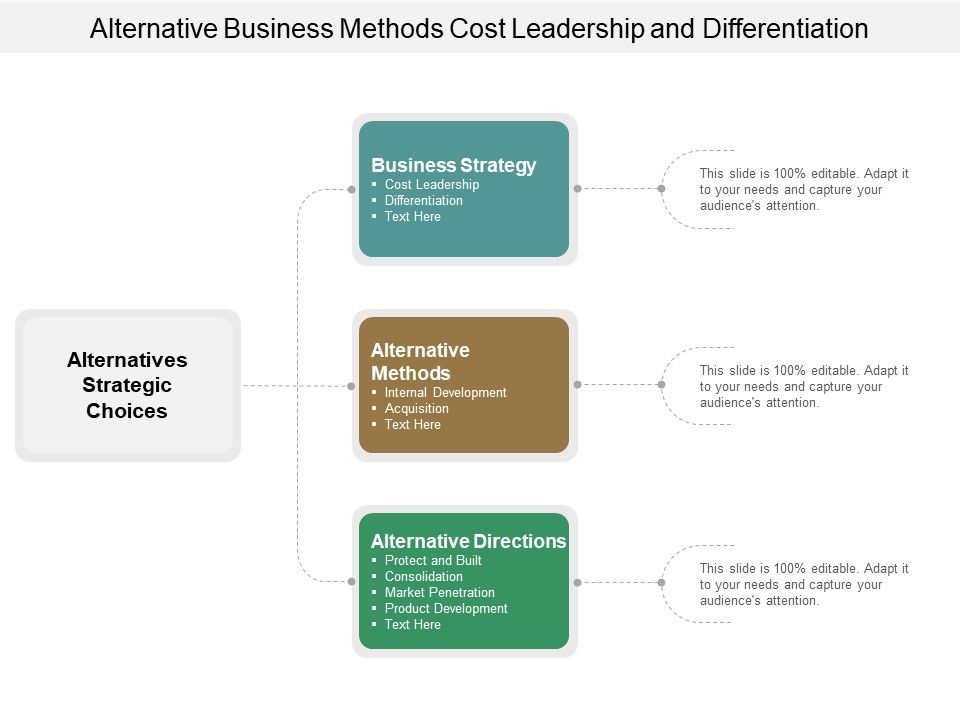 Alternative_Business_Methods_Cost_Leadership_And_Differentiation_Ppt_PowerPoint_Presentation_Layouts_Samples_Slide_1.jpg