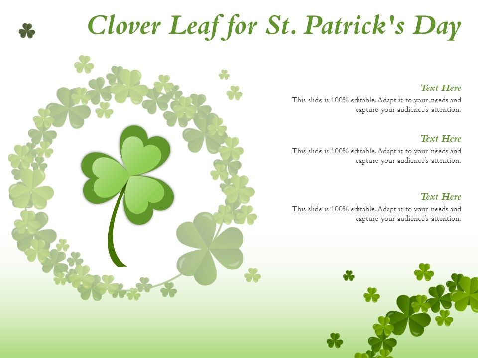 Clover_Leaf_For_St_Patricks_Day_Ppt_PowerPoint_Presentation_Summary_Slideshow_Slide_1.jpg