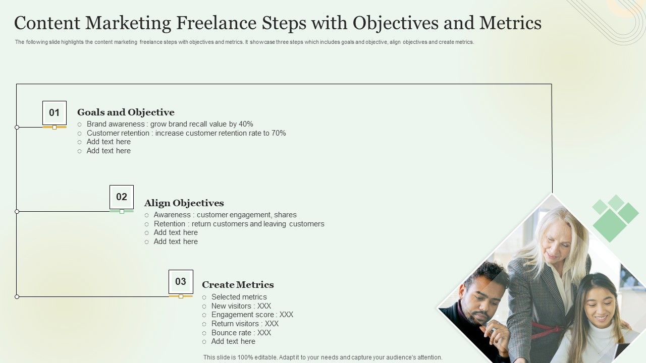 Content_Marketing_Freelance_Steps_With_Objectives_And_Metrics_Microsoft_PDF_Slide_1.jpg