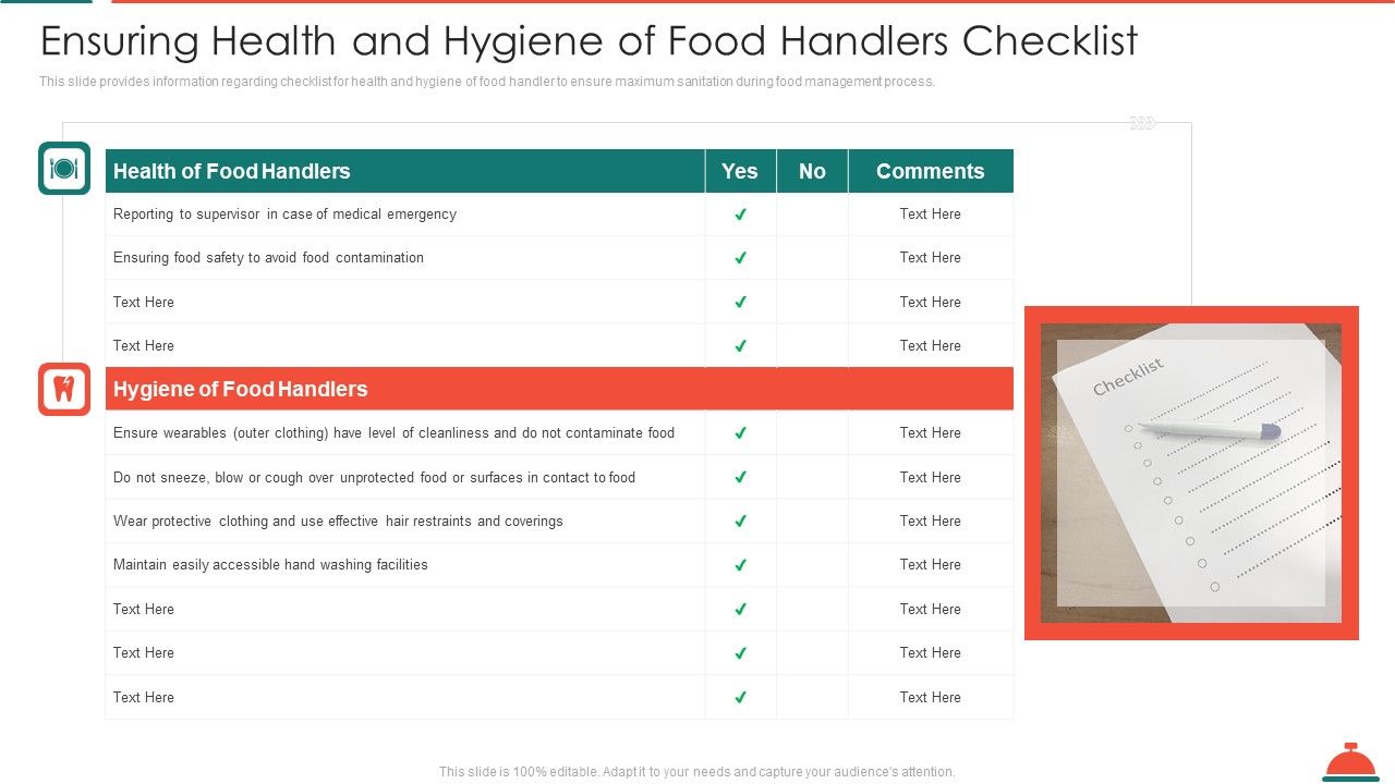 Ensuring_Health_And_Hygiene_Of_Food_Handlers_Checklist_Increased_Superiority_For_Food_Products_Information_PDF_Slide_1.jpg