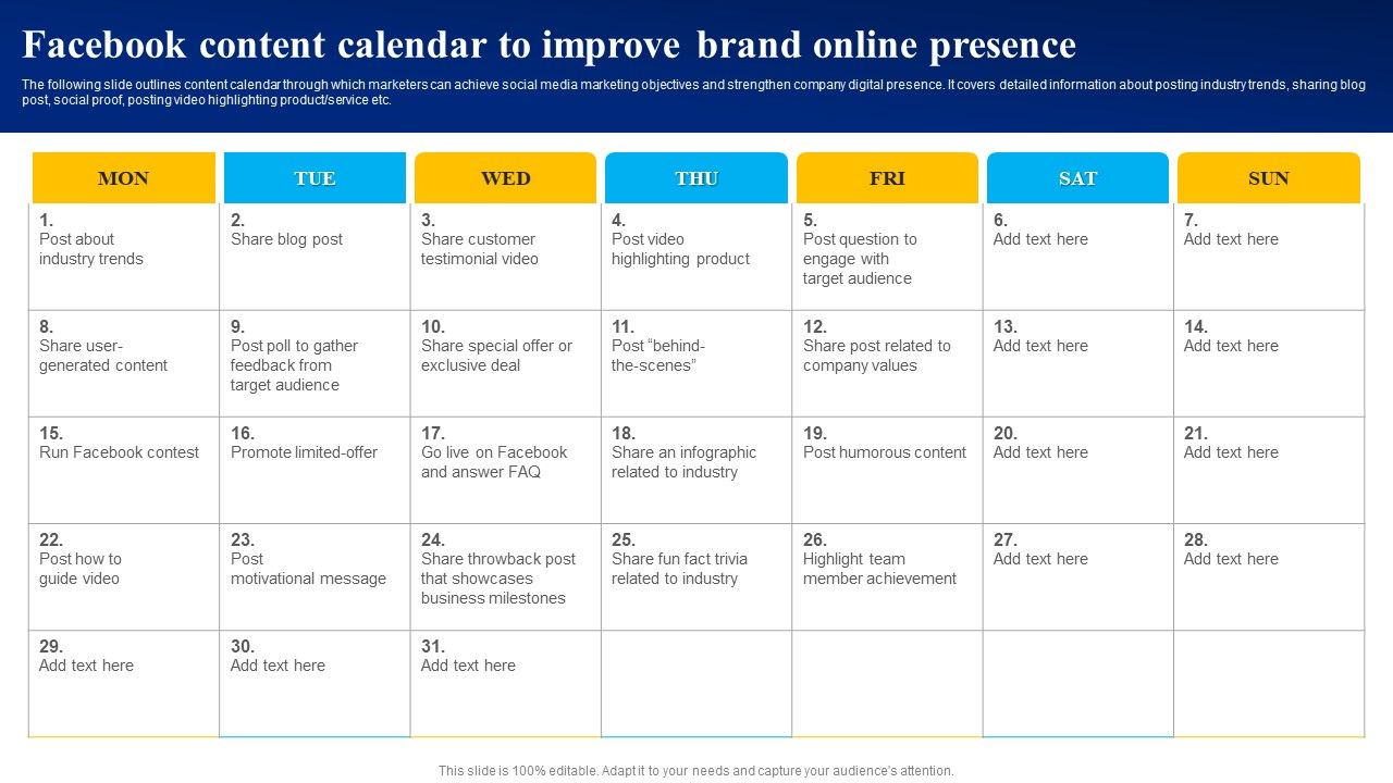 Facebook_Content_Calendar_To_Improve_Brand_Online_Presence_Ppt_PowerPoint_Presentation_File_Example_PDF_Slide_1.jpg