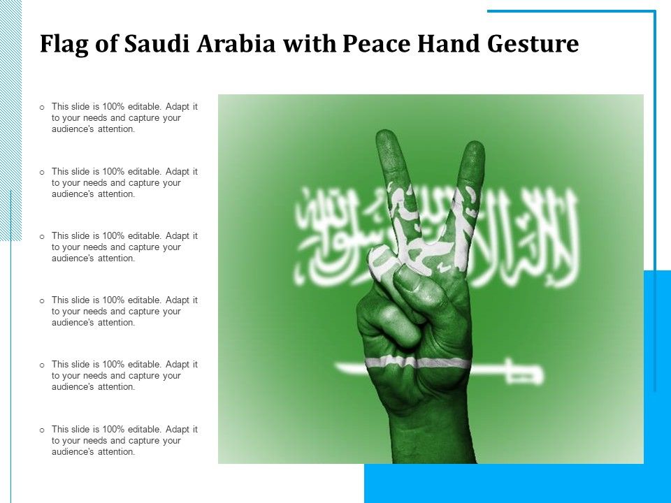 Flag_Of_Saudi_Arabia_With_Peace_Hand_Gesture_Ppt_PowerPoint_Presentation_Show_Deck_PDF_Slide_1.jpg