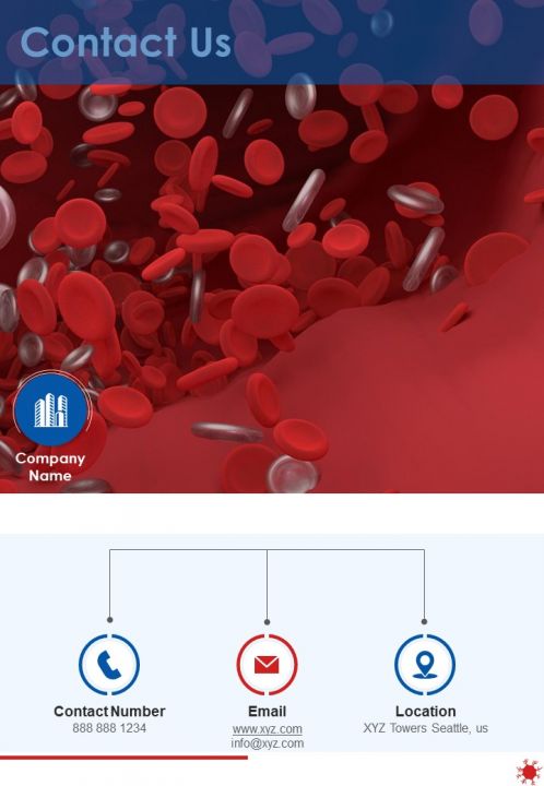 Human Body Cell Examination Project Proposal Contact Us One Pager Sample Example Document Slide01