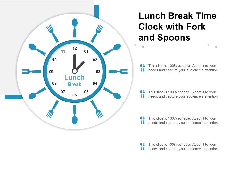 Lunch_Break_Time_Clock_With_Fork_And_Spoons_Ppt_PowerPoint_Presentation_File_Portrait_Slide_1.jpg