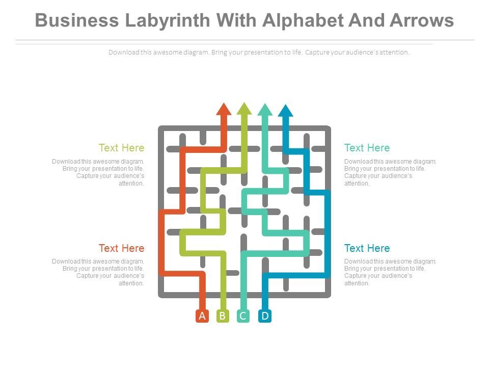 Maze_With_Alphabets_And_Arrows_For_Solution_Powerpoint_Template_1.jpg