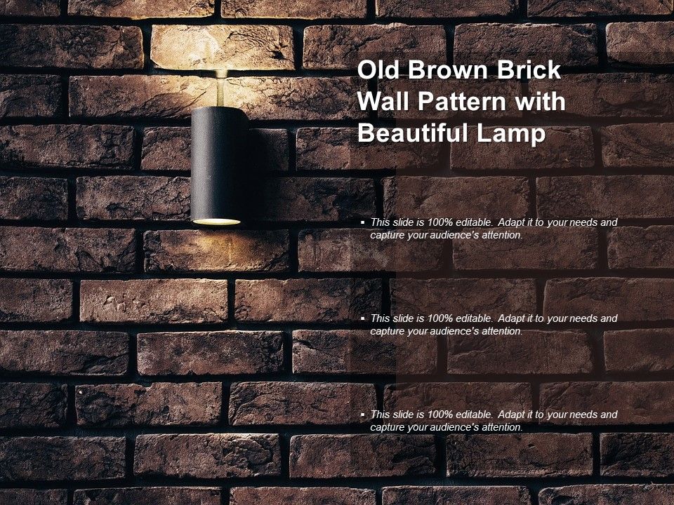 Old_Brown_Brick_Wall_Pattern_With_Beautiful_Lamp_Ppt_PowerPoint_Presentation_Outline_Slide_1.jpg