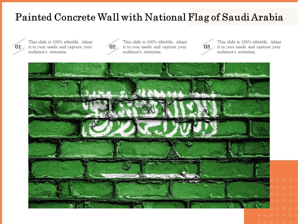 Painted_Concrete_Wall_With_National_Flag_Of_Saudi_Arabia_Ppt_PowerPoint_Presentation_Inspiration_PDF_Slide_1.jpg