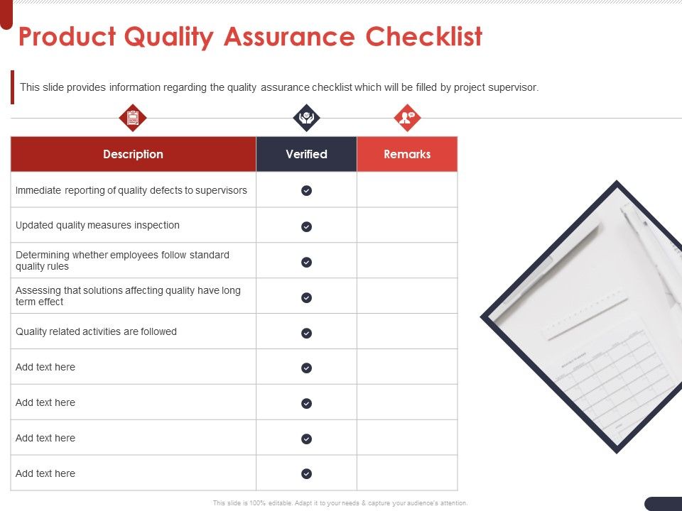 Project_Quality_Planning_And_Controlling_Product_Quality_Assurance_Checklist_Ppt_Pictures_Example_PDF_Slide_1.jpg