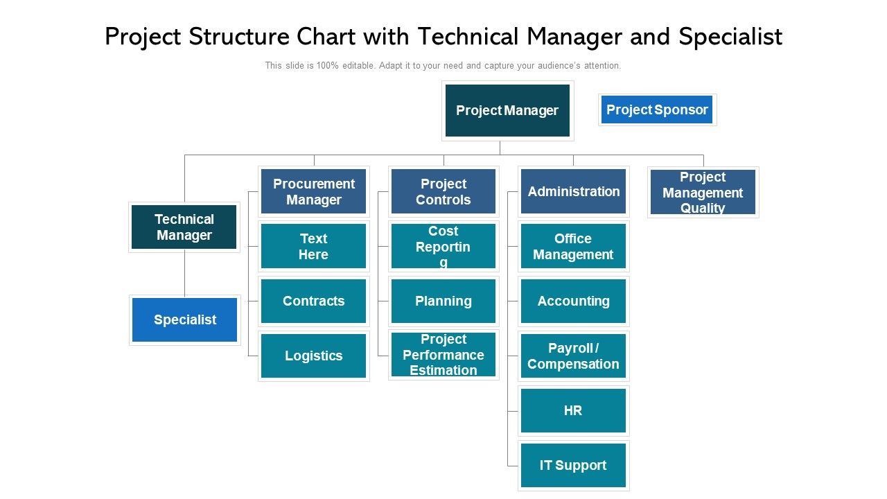 Project_Structure_Chart_With_Technical_Manager_And_Specialist_Ppt_PowerPoint_Presentation_Gallery_Guide_PDF_Slide_1.jpg