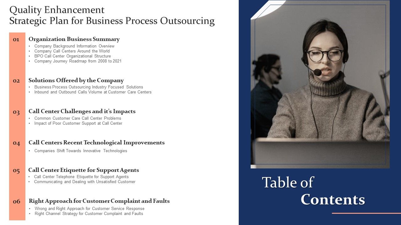 Quality_Enhancement_Strategic_Plan_For_Business_Process_Outsourcing_Table_Of_Contents_Information_PDF_Slide_1.jpg