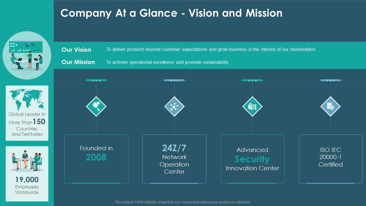 Sales_And_Promotion_Playbook_Company_At_A_Glance_Vision_And_Mission_Demonstration_PDF_Slide_1.jpg