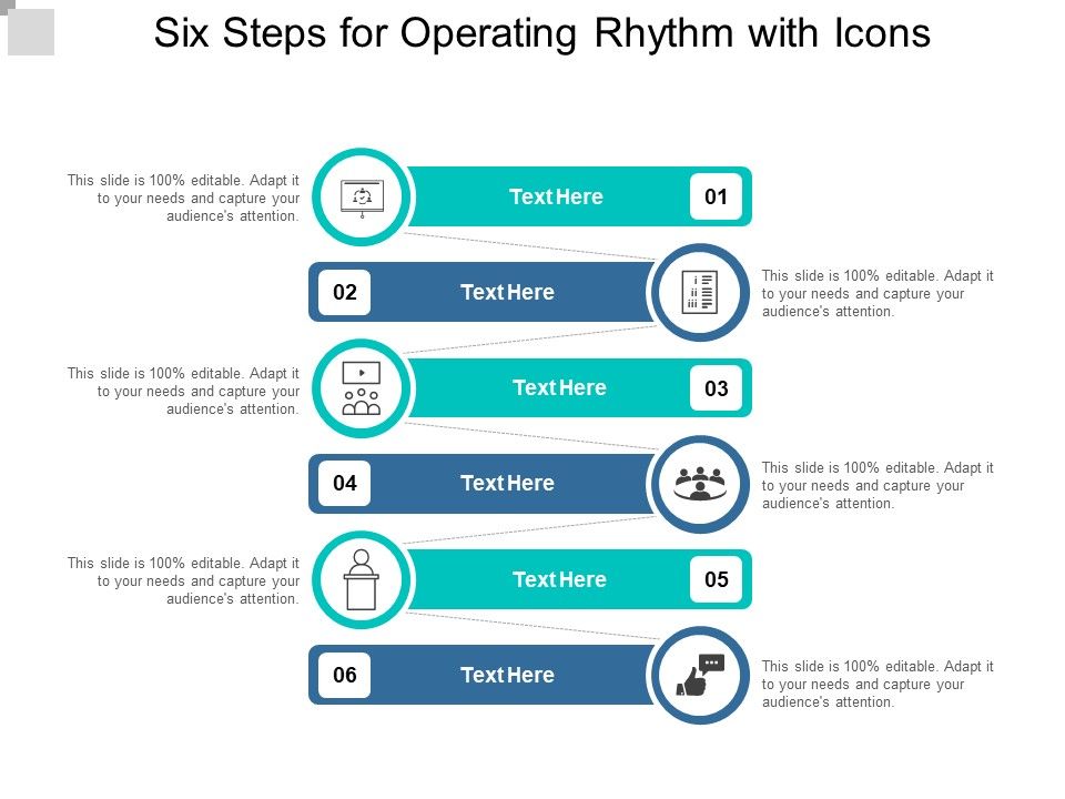 Six_Steps_For_Operating_Rhythm_With_Icons_Ppt_PowerPoint_Presentation_Visual_Aids_Example_2015_Slide_1.jpg