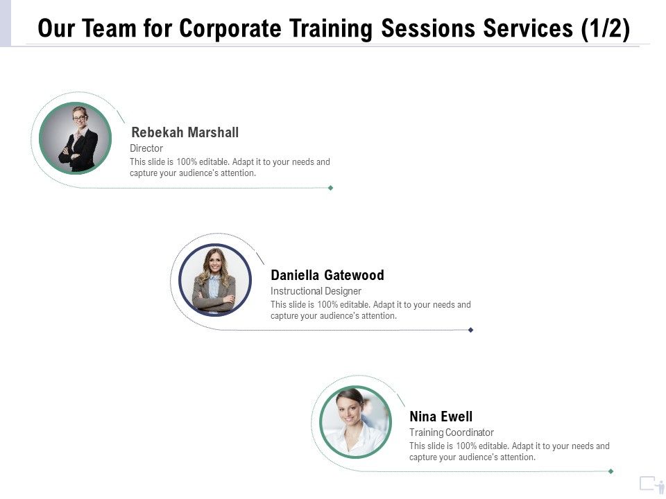 Staff_Engagement_Training_And_Development_Proposal_Our_Team_For_Corporate_Training_Sessions_Services_Teamwork_Pictures_PDF_Slide_1.jpg