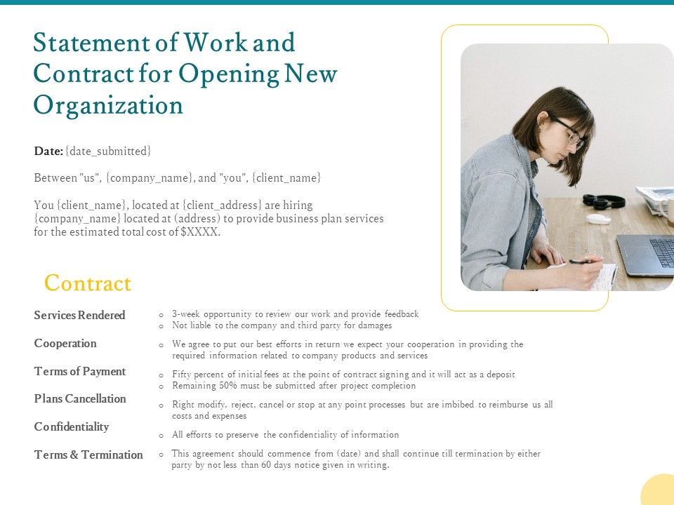 Statement_Of_Work_And_Contract_For_Opening_New_Organization_Ppt_PowerPoint_Presentation_Ideas_Skills_PDF_Slide_1.jpg