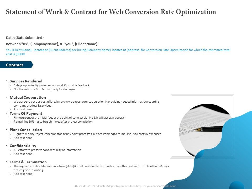 Statement_Of_Work_And_Contract_For_Web_Conversion_Rate_Optimization_Ppt_Layouts_Portfolio_PDF_Slide_1.jpg