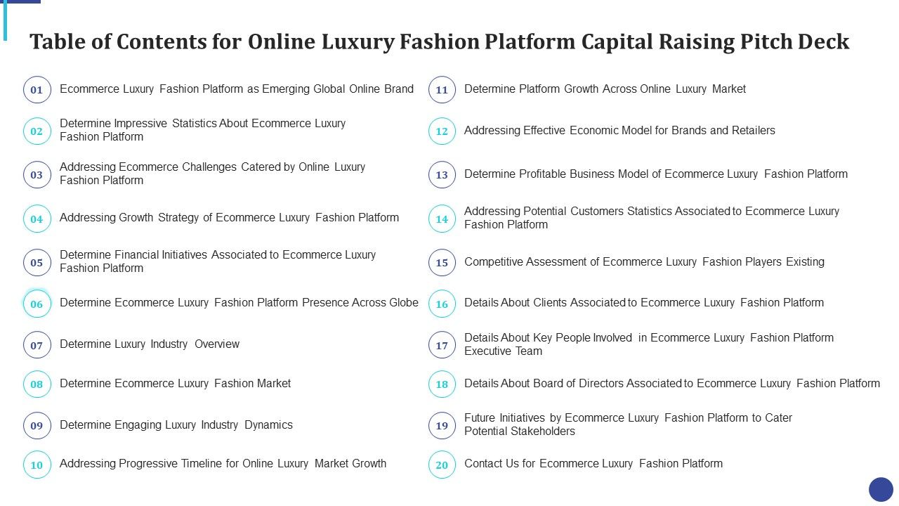 Table_Of_Contents_For_Online_Luxury_Fashion_Platform_Capital_Raising_Pitch_Deck_Brochure_PDF_Slide_1.jpg