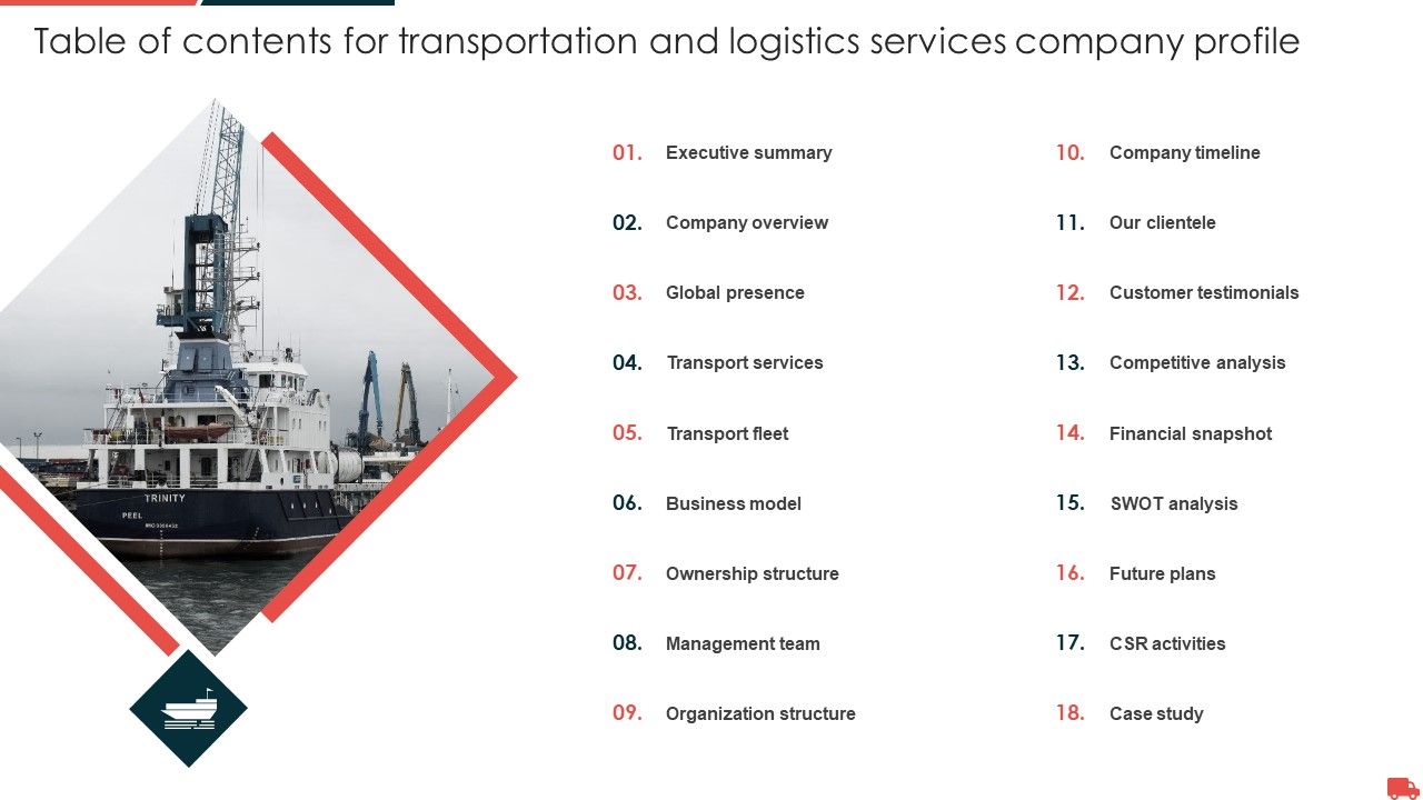 Table_Of_Contents_For_Transportation_And_Logistics_Services_Company_Profile_Microsoft_PDF_Slide_1.jpg