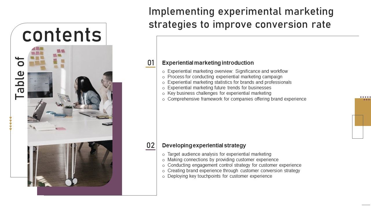 Table_Of_Contents_Implementing_Experimental_Marketing_Strategies_To_Improve_Conversion_Rate_Themes_PDF_Slide_1.jpg