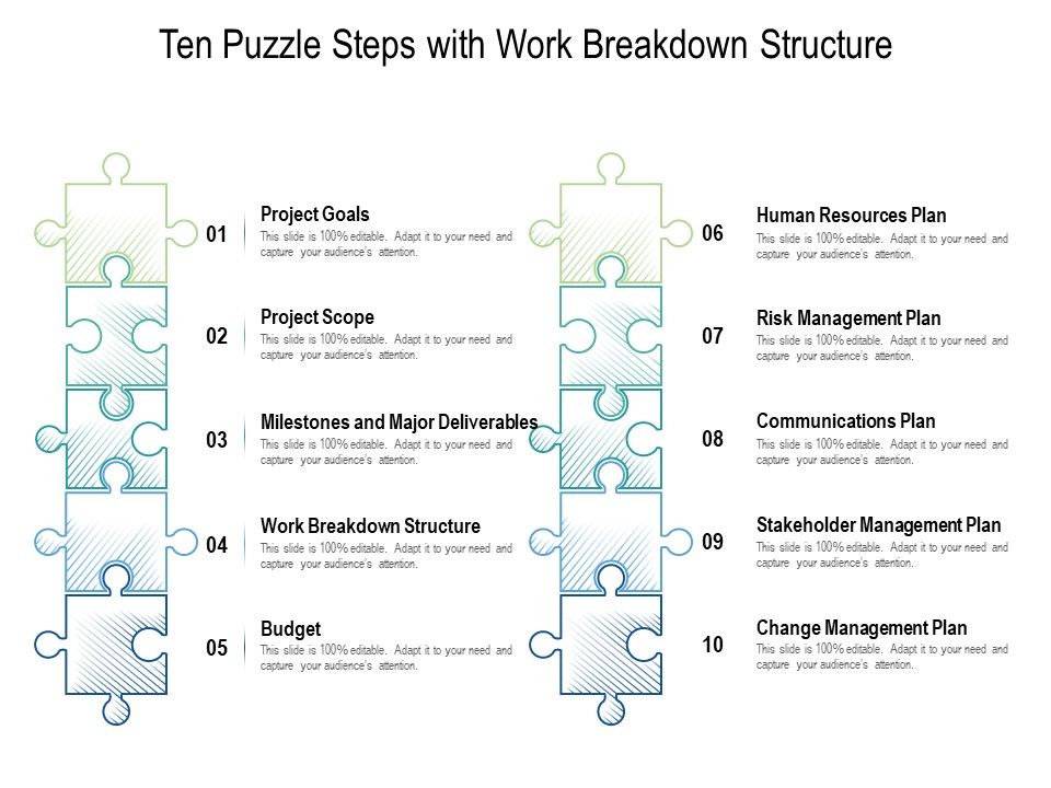 Ten_Puzzle_Steps_With_Work_Breakdown_Structure_Ppt_PowerPoint_Presentation_Outline_Themes_Slide_1.jpg