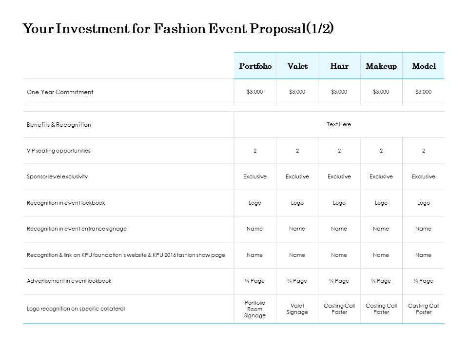 Your_Investment_For_Fashion_Event_Proposal_Opportunities_Ppt_PowerPoint_Presentation_File_Guidelines_Slide_1.jpg