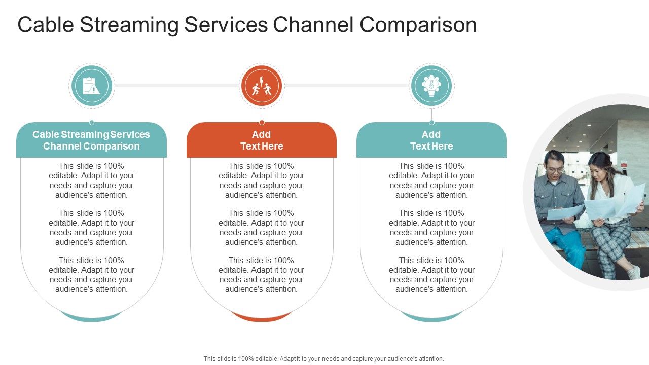 Cable Streaming Services Channel Comparison In Powerpoint And Google Slides Cpb