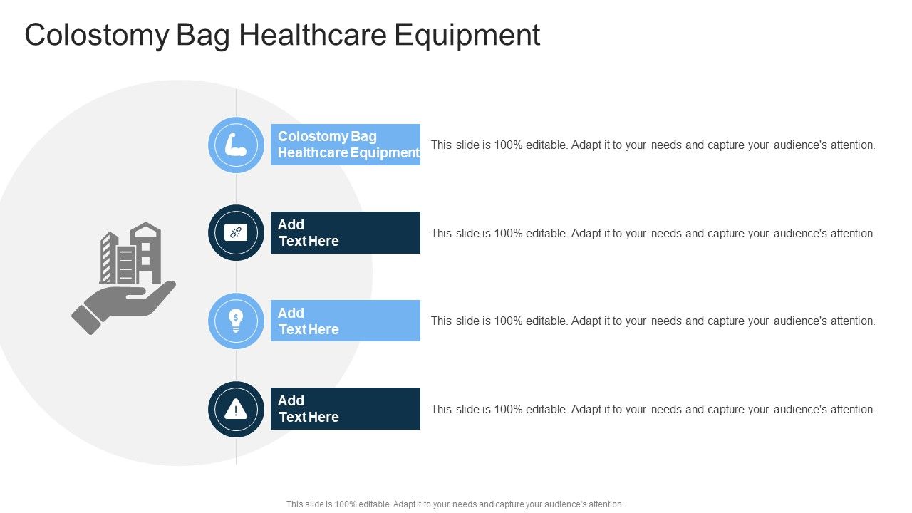 Colostomy Bag Healthcare Equipment In Powerpoint And Google Slides Cpb