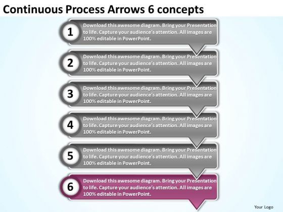 continuous_process_arrows_6_concepts_hydraulic_schematic_powerpoint_slides_1.jpg