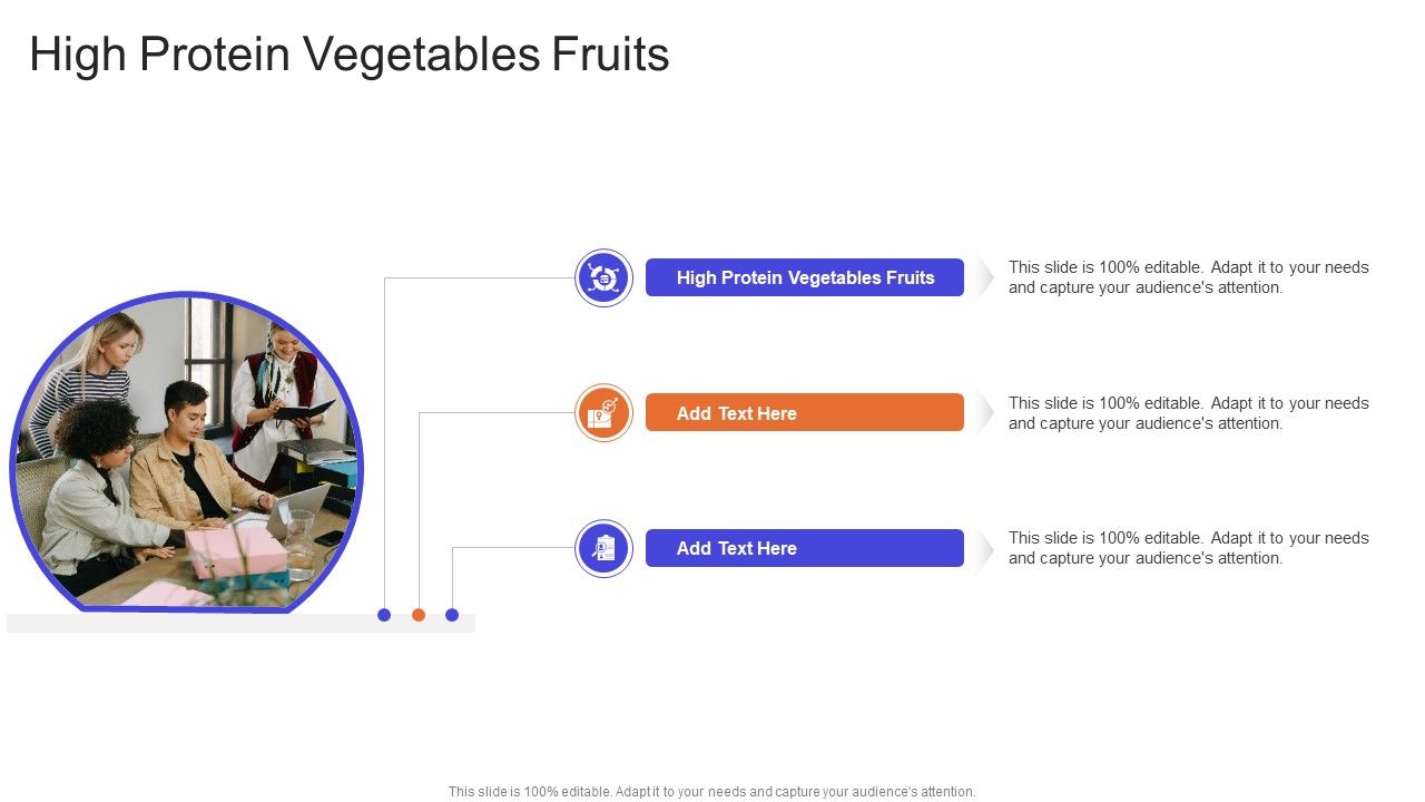 High Protein Vegetables Fruits In Powerpoint And Google Slides Cpb