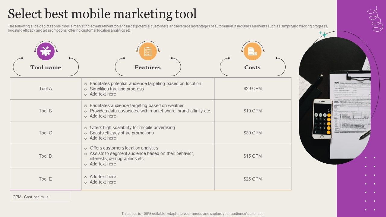 Leveraging Mobile Marketing Strategies Select Best Mobile Marketing Tool Elements Pdf