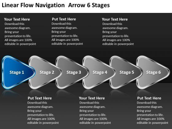 linear_flow_navigation_arrow_6_stages_home_electrical_wiring_powerpoint_slides_1.jpg