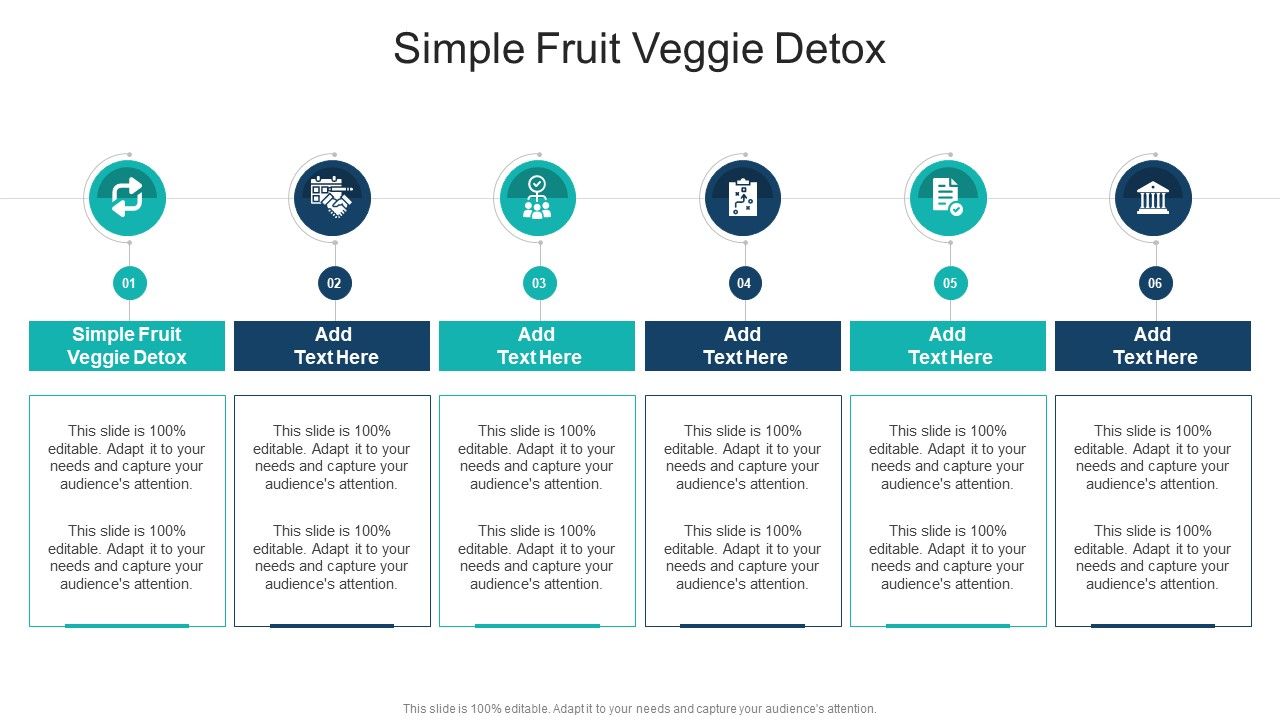 Simple Fruit Veggie Detox In Powerpoint And Google Slides Cpb