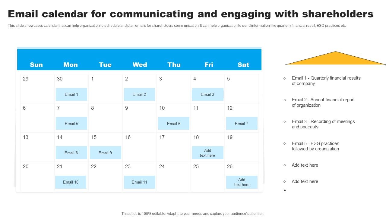 Strategies To Maintain Effective Relationships Email Calendar For Communicating Pictures Pdf