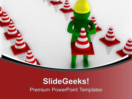 to_divert_traffic_put_safety_triangles_powerpoint_templates_ppt_backgrounds_for_slides_0713_title.jpg