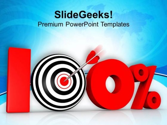 100 Percent Discount In Marketing Concept PowerPoint Templates Ppt Backgrounds For Slides 0413
