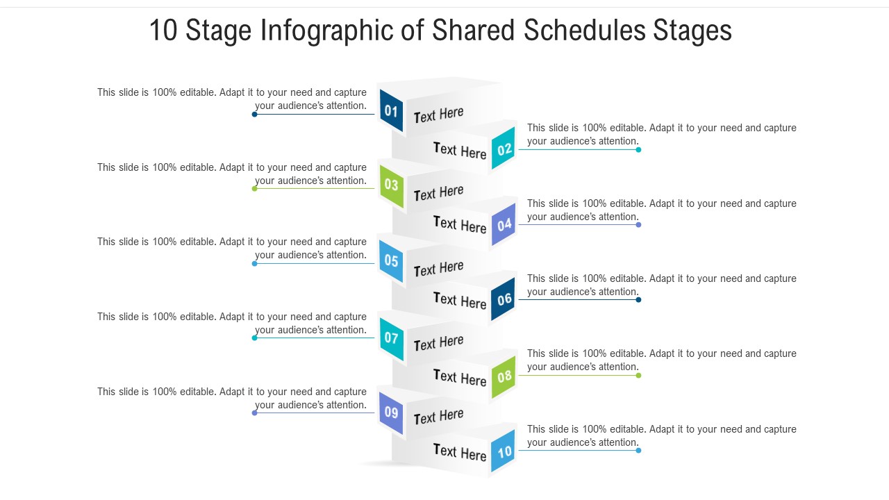10 Stage Infographic Of Shared Schedules Stages Ppt PowerPoint Presentation Ideas Good PDF