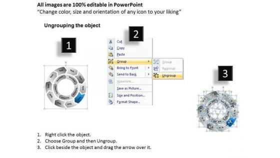10 Stages Circular Process Flow Diagram Sample Real Estate Business Plan PowerPoint Slides