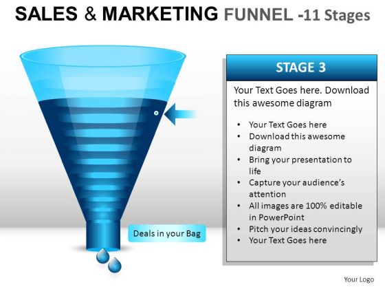 11 Stage Editable Conversion Strategy-funnel PowerPoint Slides And Ppt Diagram Templates