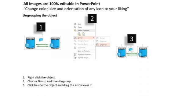 1 Replication Of Data From Primary To Replica With Changes Being Sent Over Network Ppt Slides