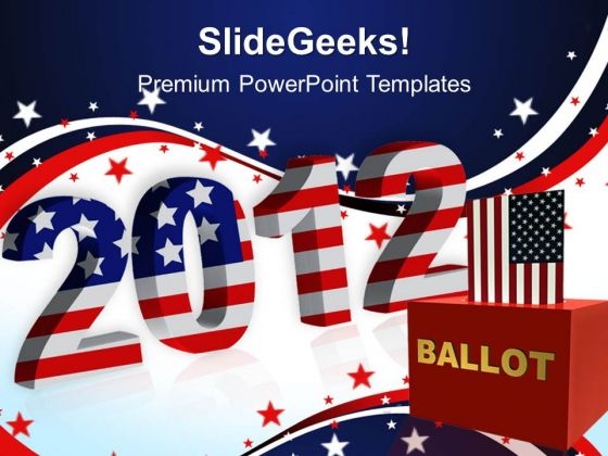 2012 America Vote Government PowerPoint Templates And PowerPoint Themes 0412