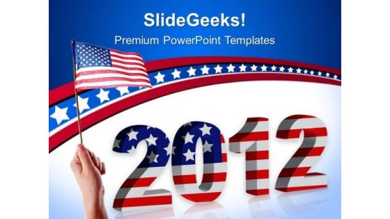 2012 Flag Americana PowerPoint Templates And PowerPoint Themes 0512