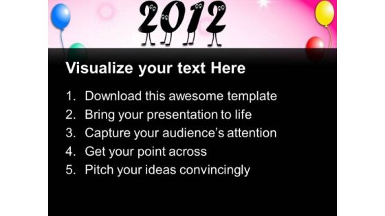 2012 New Year Abstract PowerPoint Templates And PowerPoint Themes 0212