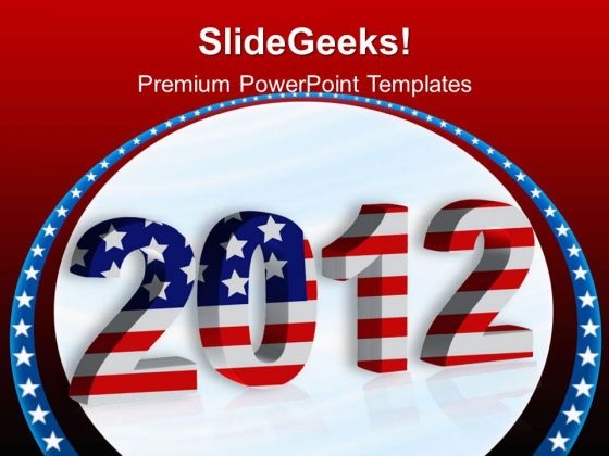 2012 New Year Americana PowerPoint Templates And PowerPoint Themes 0512