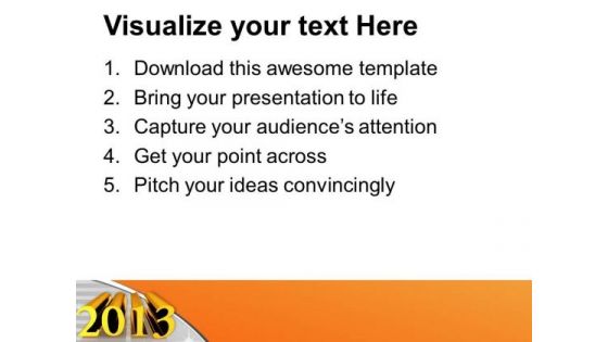 2013 Comes With Lot Of Happiness PowerPoint Templates Ppt Backgrounds For Slides 0513