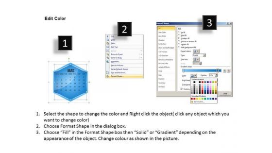 2013 May Calendar PowerPoint Slides Ppt Templates