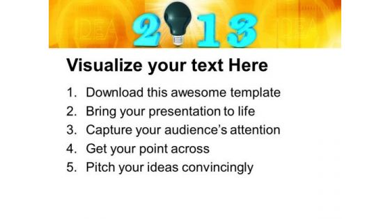 2013 New Idea Business Concept PowerPoint Templates Ppt Backgrounds For Slides 1212