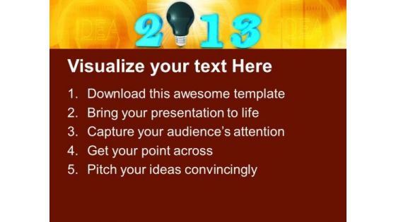 2013 New Idea Business Concept PowerPoint Templates Ppt Backgrounds For Slides 1212