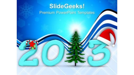 2013 New Year Background Holidays PowerPoint Templates Ppt Backgrounds For Slides 1212