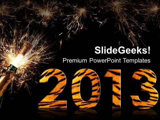 2013 New Year Celebration Events Holidays PowerPoint Templates Ppt Backgrounds For Slides 1212